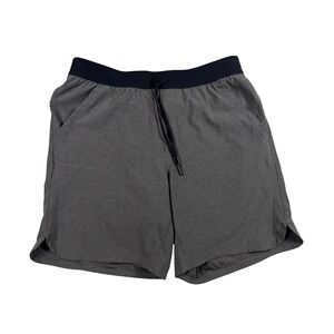 Public Rec‎ Men Flex Lined Elastic Waist Drawstring Gray Athletic Shorts 32 Golf
